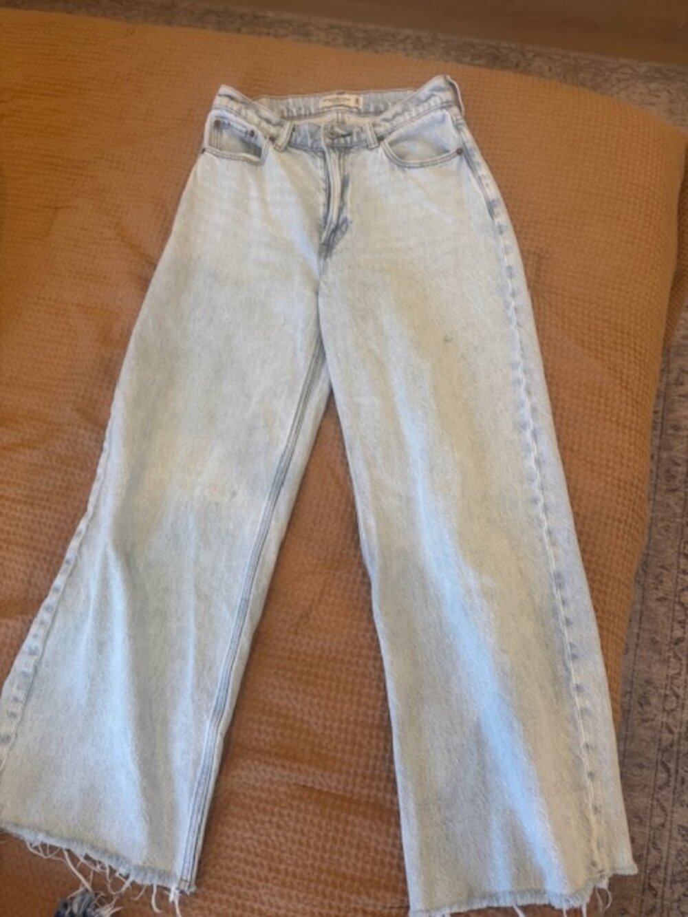 Abercrombie & Fitch Crop Wide Leg High Rise size 24 00
